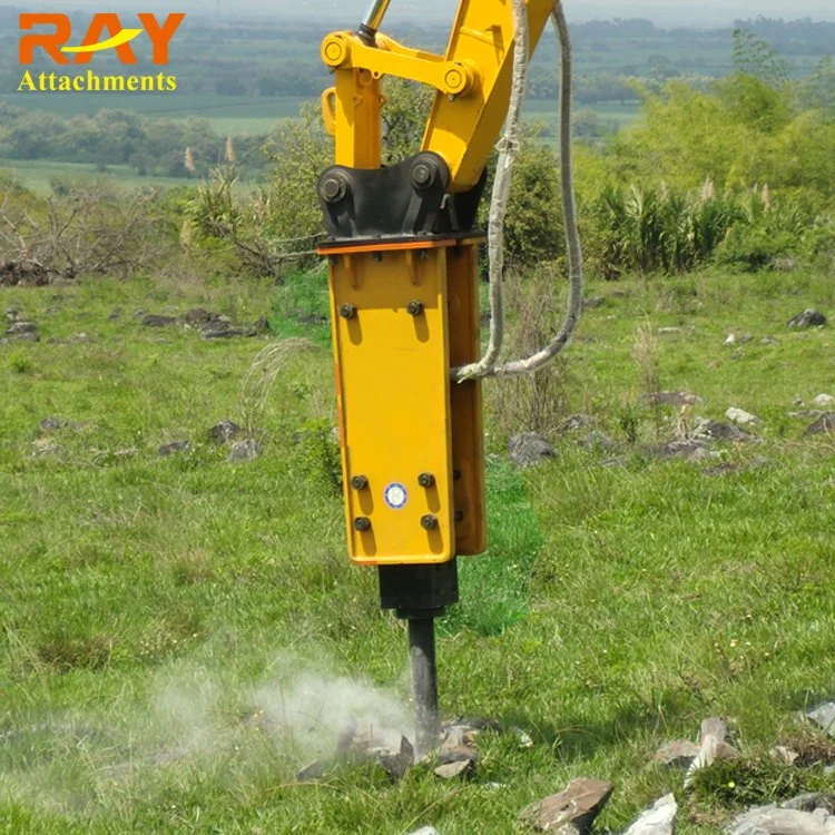 Pedra de rochas hidráulica Martelo Chipping Ferramentas para Escavadoras