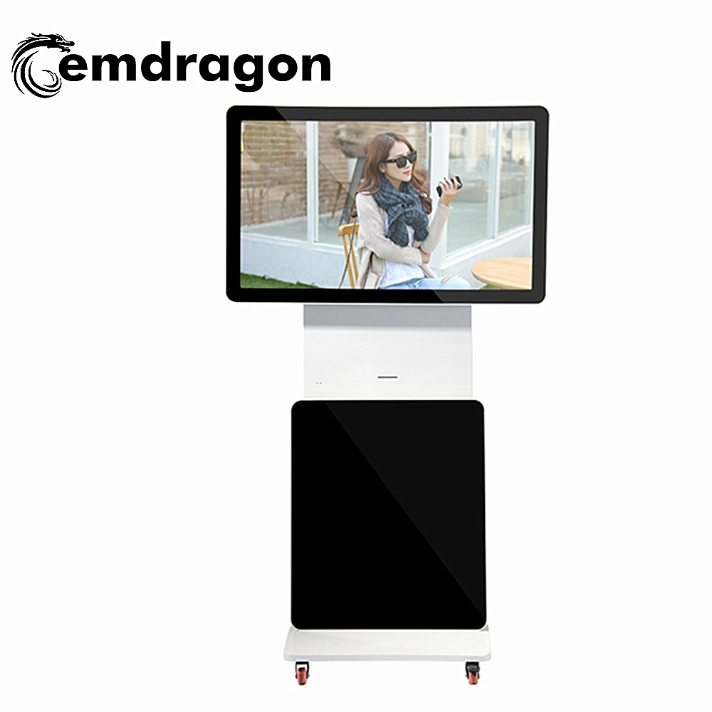 32 Inch Rotatable LCD Display Floor Standing LED Advertising Video Player LED Advertising Light Board LCD Monitor 21 Inch LED Digital Signage