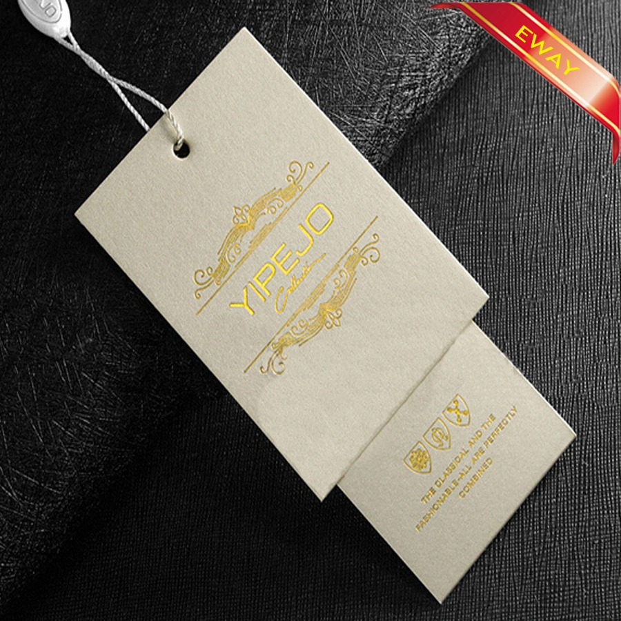 Garment Paper Hang Tags Logo Printing Paper Hanging Tags