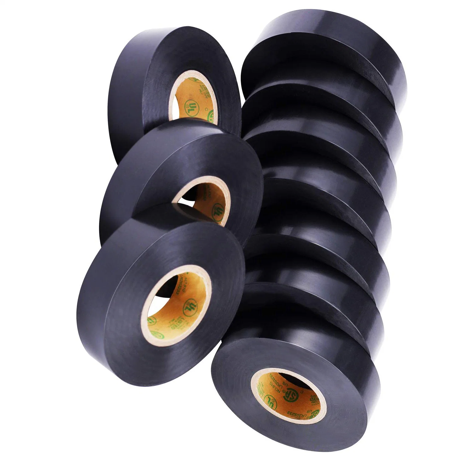 Black PVC Electrical Tape for Insulating Wrapping Wiring Harness