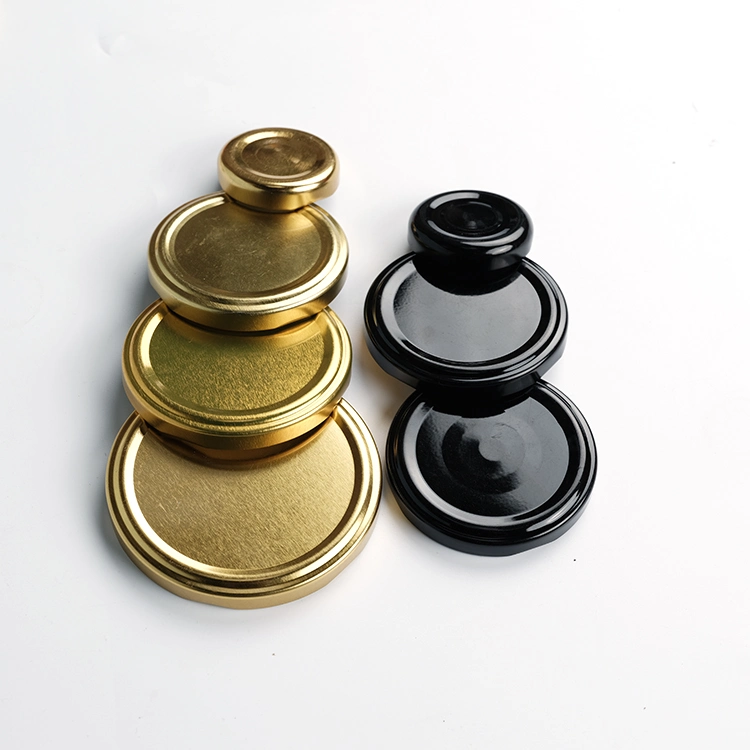 Customized Shape 82mm Wide Mouth Bottle Covers Metal Lug Cap for Bulk Order