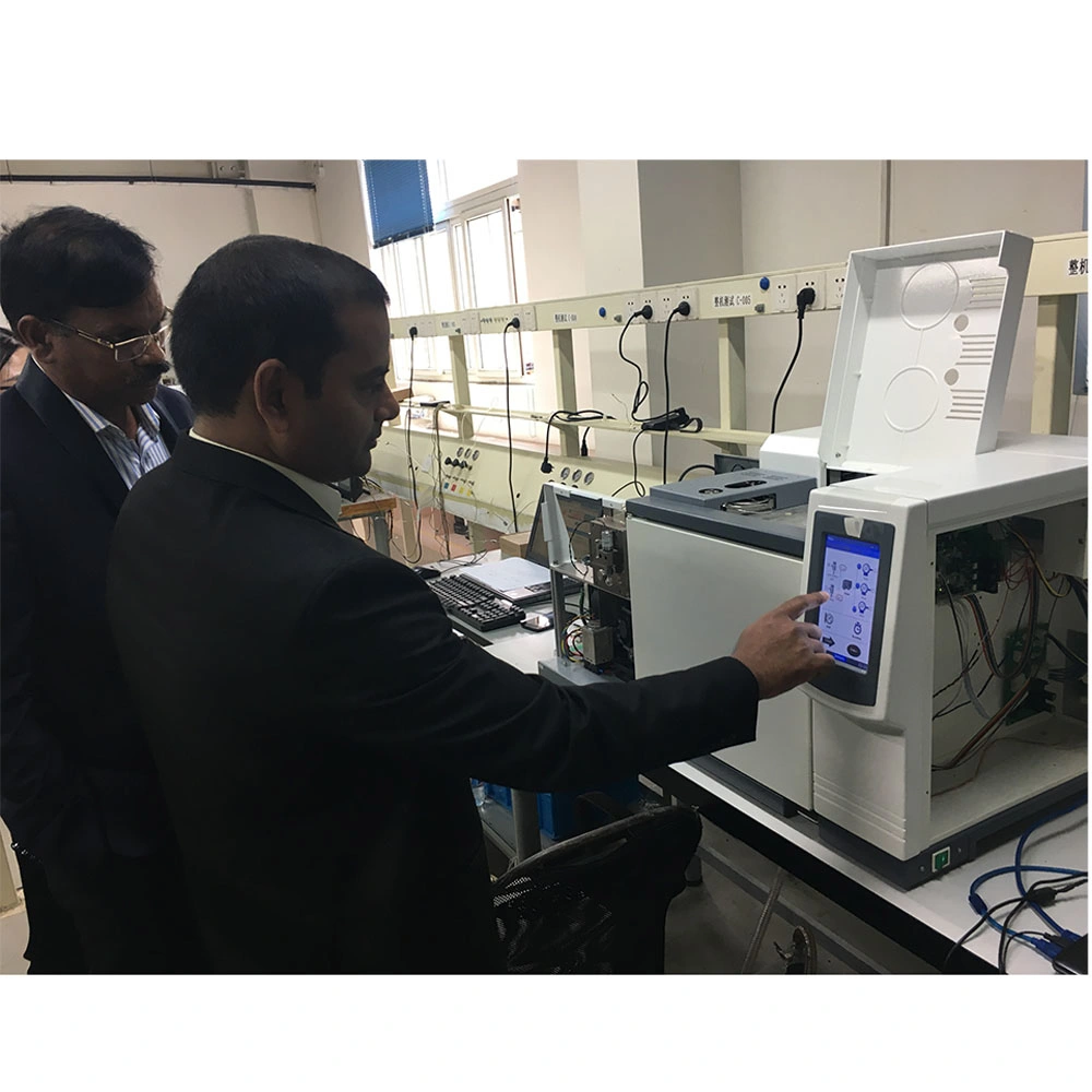 Precio de fabricante Laboratorio Gc Cromatógrafo de gases del sistema de cromatografía Analyzer