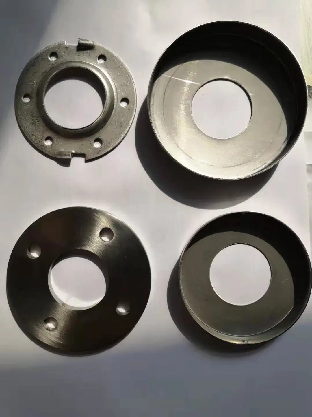 Custom Made Stainless Steel 316 Sheet Metal Stamping Parts with Wire Draw Polishing for Handrail Part