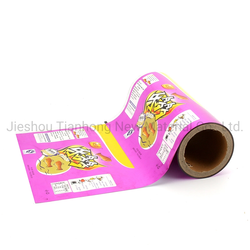 Biodegradable Food Packaging Material Metalized Plastic Aluminum Foil Lamination Film Roll