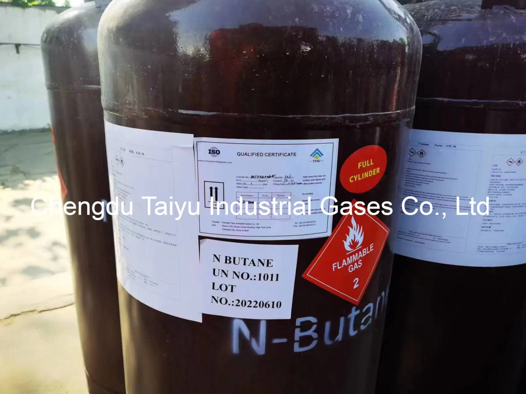 Wholesale/Supplier High quality/High cost performance Industrial Grade N-Butane 99.5% Purity N-C4h10 R600 Gas