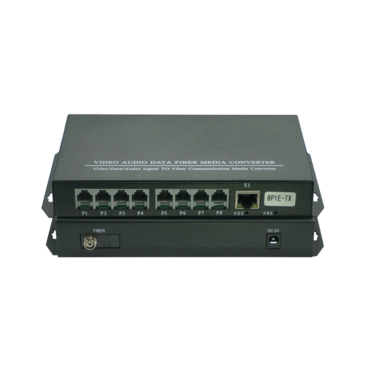 8 Channels Telephone Fiber Transceiver