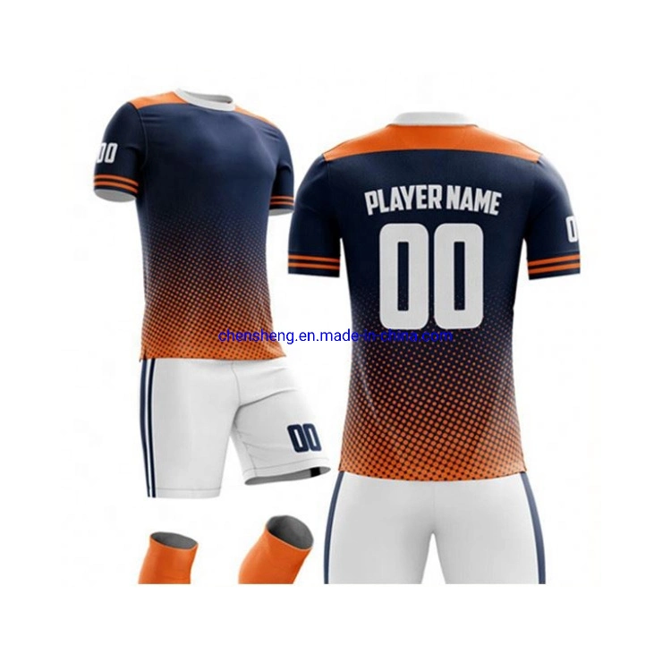 100% Polyester Material Soccer Team Sports Wear Football Jersey