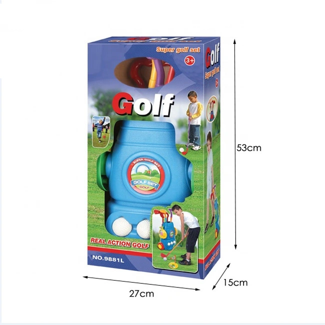 Hot Sale Blue Real Action Indoor Golf Game Toys Kids Outdoor Sports Equipment Toys Amusing Golf Games