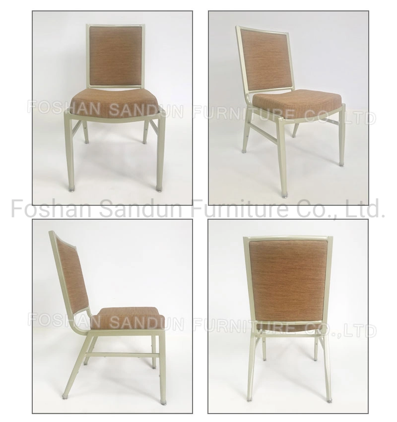 Strong and Durable High End Metal Hotel Furniture with 5 Years Guarantee Dining Banquet Chair