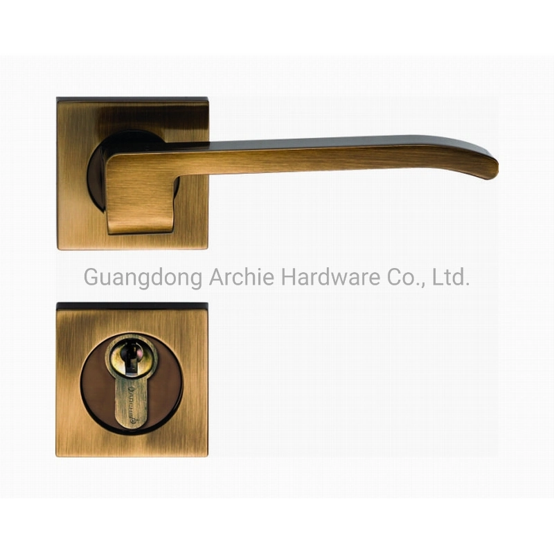 Modern Design Zinc Alloy Antibacterial Mortise Handle Lever Door Lock