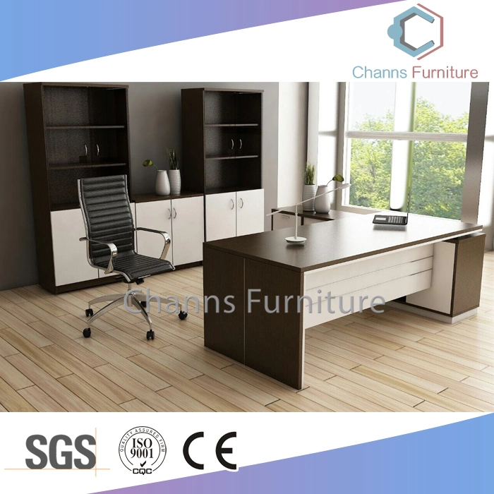 Popular Home Design Hotel Furniture Wooden Workstation Executive Table Office Desk (CAS-D41204)