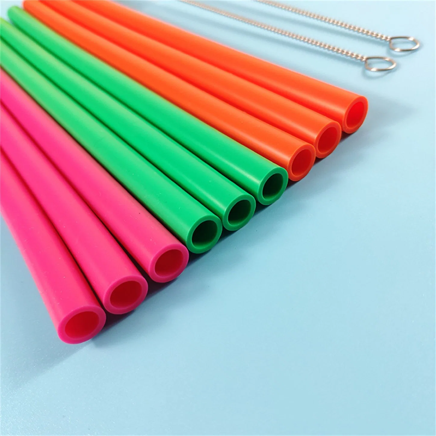 Customized Size Extruded Flexible Thin Wall Silicone Rubber Tube Silica Gel Pipette