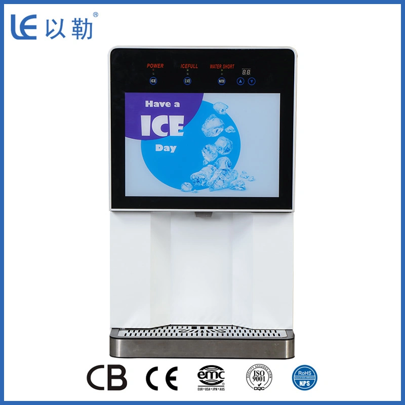 Fully Automatic Button Control Factory Ice Making Machine with Power-off Protection