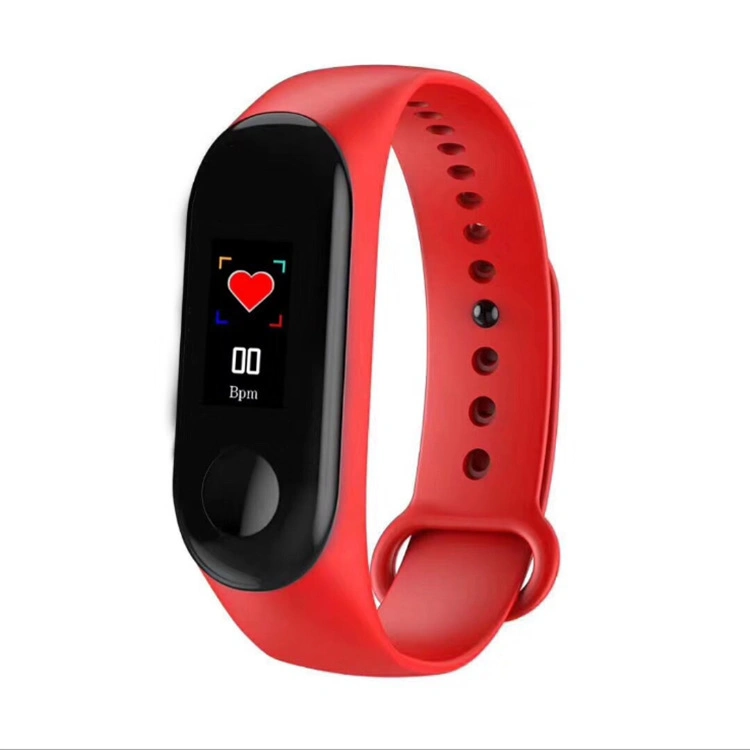 Factory M3 Heart Rate Blood Pressure Fitness Tracker Android Sport Pulseira smartwatch