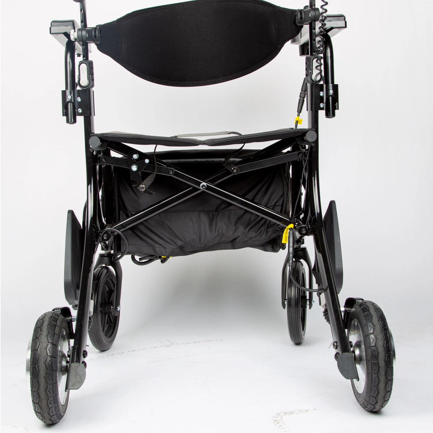 Walkers for Seniors Heavy Duty Transport Wheelchair Lightweight Foldable Walker with Bag