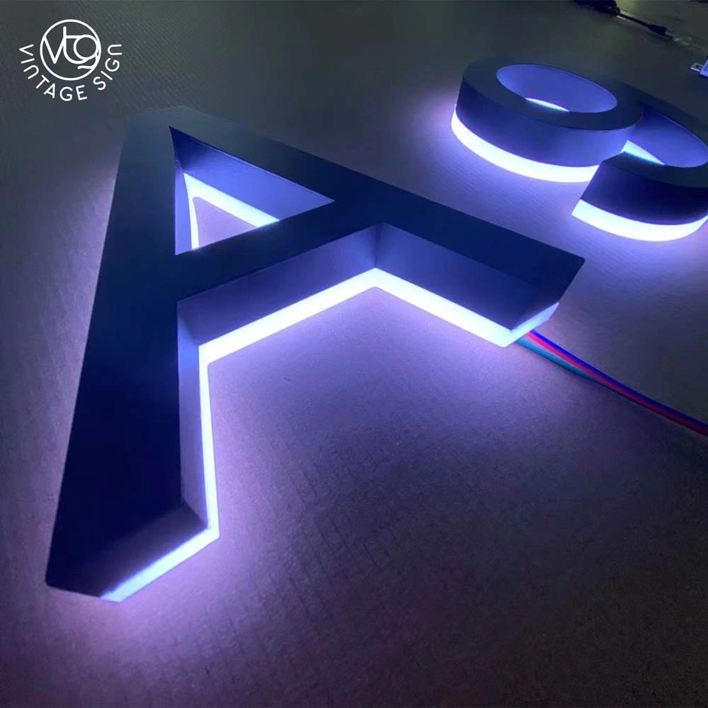 Los encargados de acrílico LED personalizado señal luminosa el logotipo de la empresa