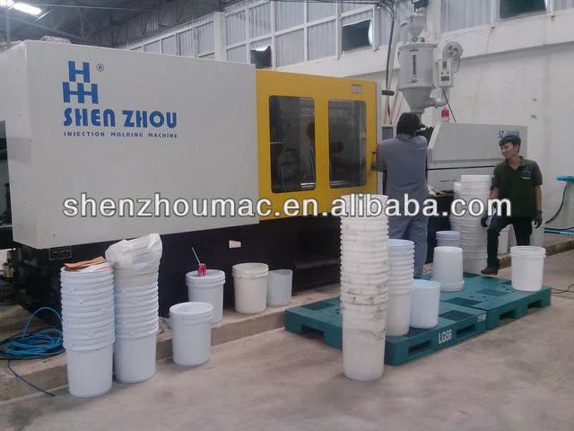 Professional Cheap Plastic Paint Bucket Water Bucket Making Injection Molding Machine Manufacturer