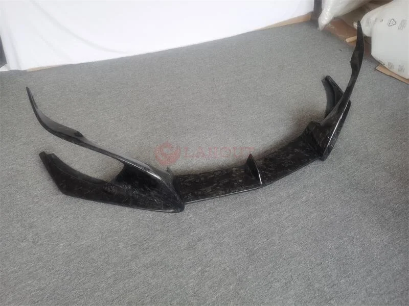 for BMW I8 Refitted Top Style Forged Carbon Fiber Front Bar Edge Front Lip