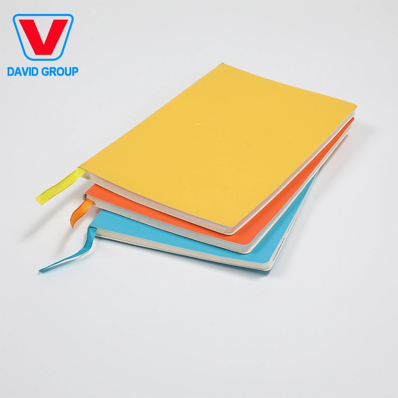 2023 New Idea Soft PU Notebook with Embossed Logo for Company Gift