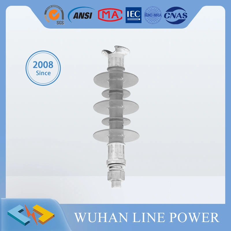 High Voltage Polymer Composite Pin Type Line Post Insulator 11kv 33kv