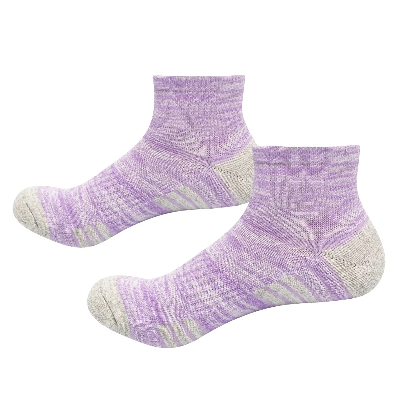 Custom Frauen Mode Bequeme Baumwolle Polyester Bunte Sport Kurze Viertel Großhandel Erwachsene Atmungsaktive Socken