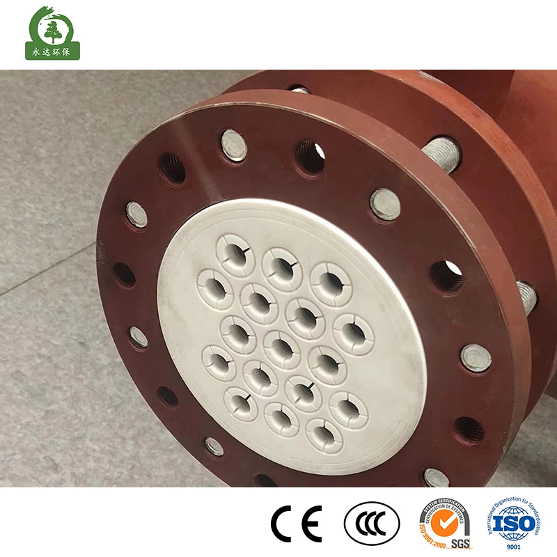 Yasheng China Sic Heat Exchanger Suppliers Reaction Sintering Silicon Carbide Heat Exchanger Approved ISO9001 Silicon Carbide Heat Exchanger