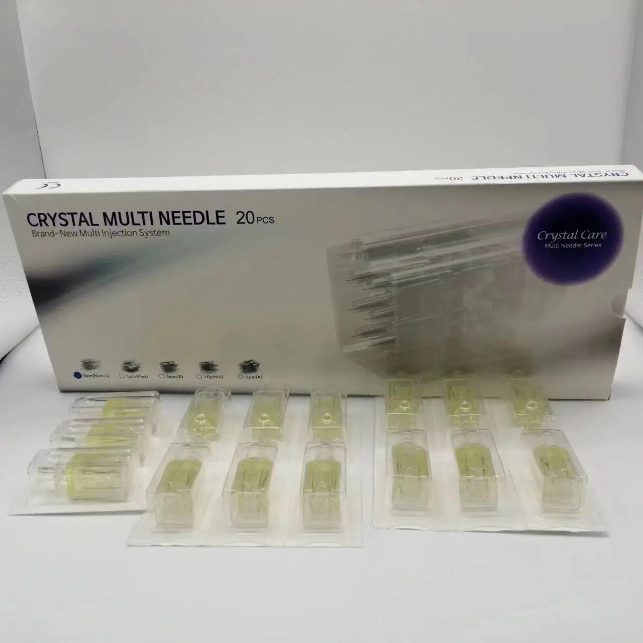 Factory Supply Disposable 5pin Multi Crystal Needle Multi Injector Mesotherapy Injection System