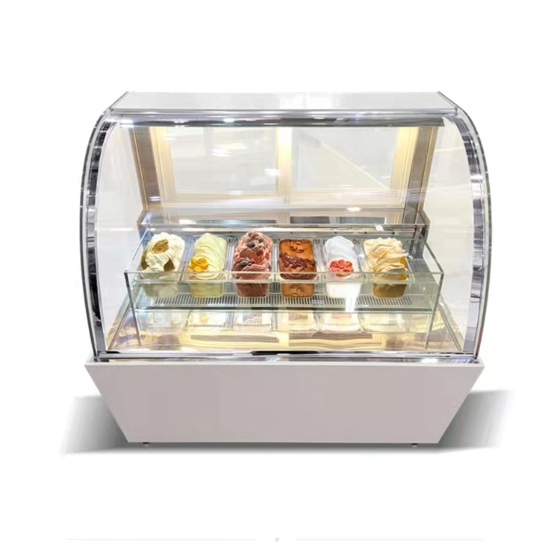 10/12/14 Pans Italian Ice Cream Display Showcase Gelato Display Freezer