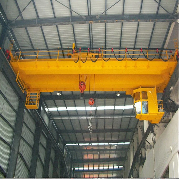 Qp Type Double Girder with Electromagnetic Grab Electric Walking Crane