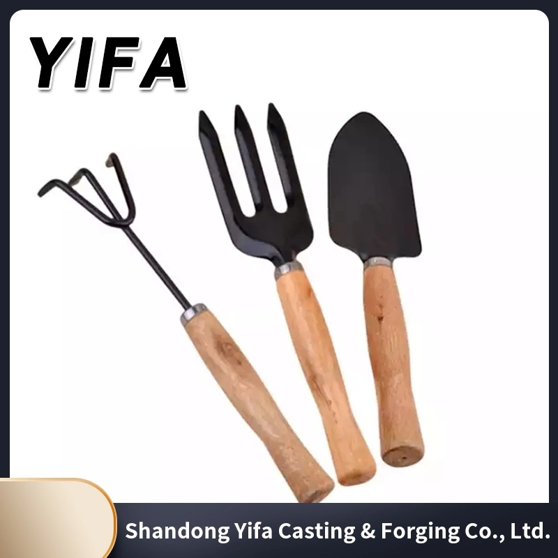 3PCS Portable Gardening Tools and Equipment Garden Flower Cultivating Wood Mini House Hand Plant Tool Set