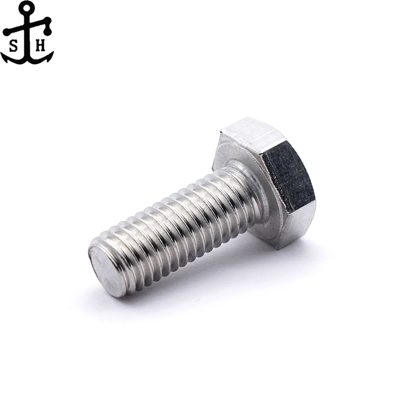 DIN933 Stainless Steel Hexagon Bolts Extra Short Hex Bolt Made in China