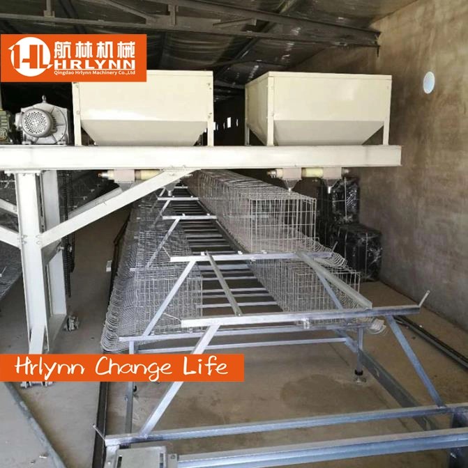 96/120/128/160 Capacity 3/4 Tiers Poultry Farm Chicken Cage