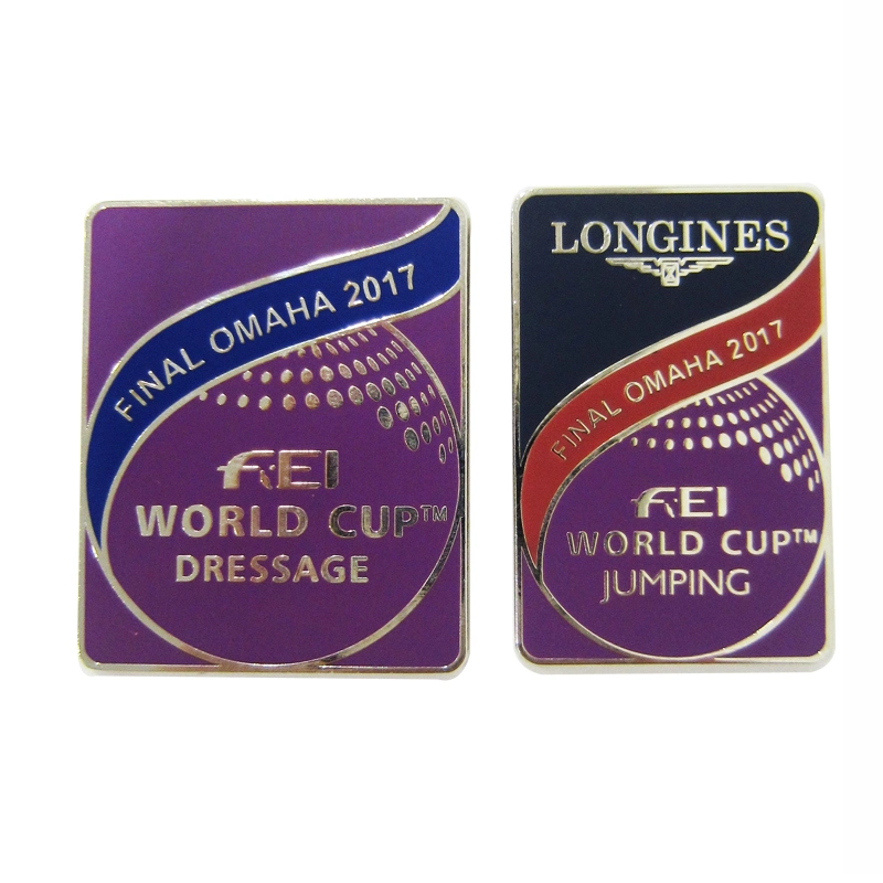 Factory Cheap Custom High quality/High cost performance  Fine Fashion Metal Badge Promotional Gift