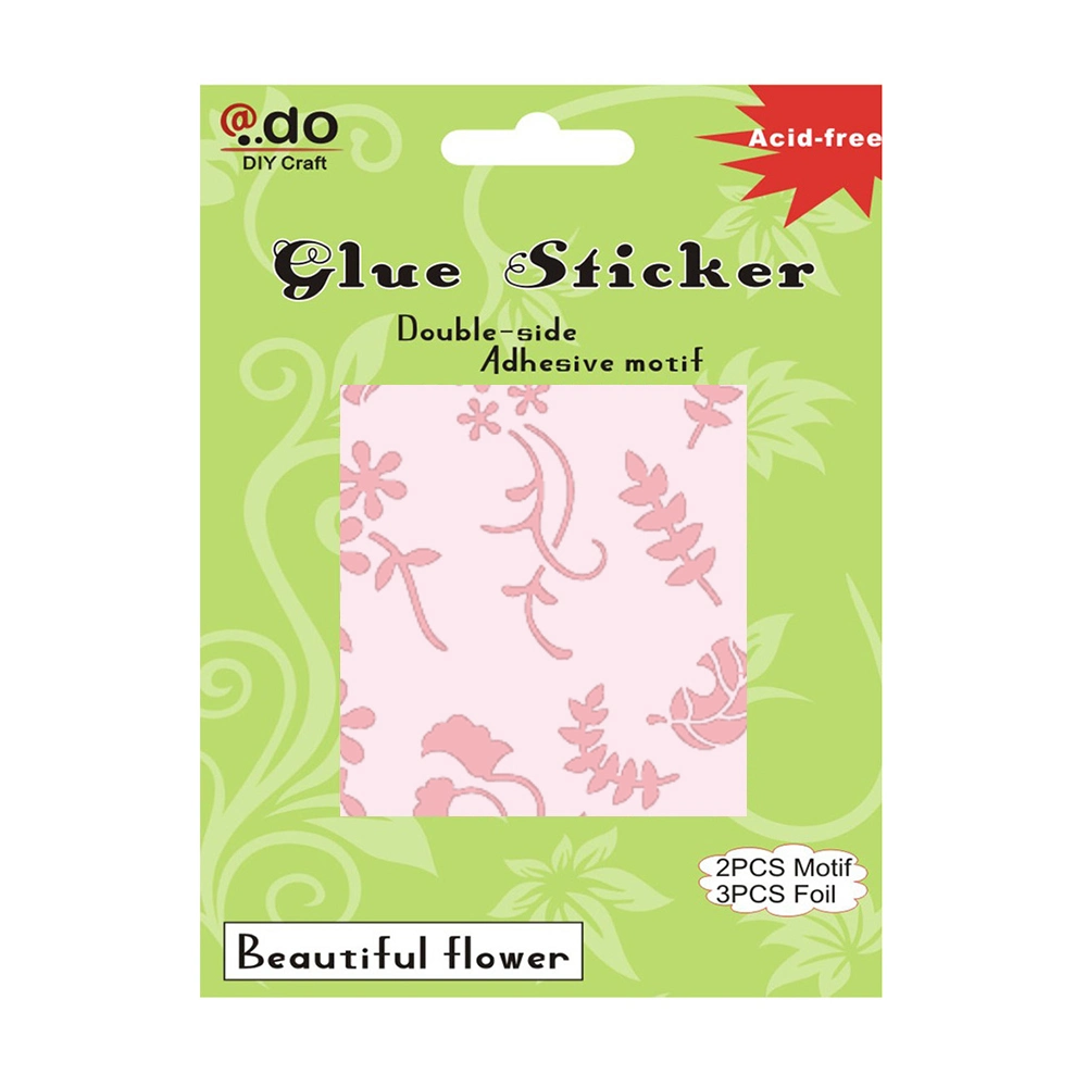 Double Sided Flower Personal Sticker Kit with Foil for Card Making (GS1011)