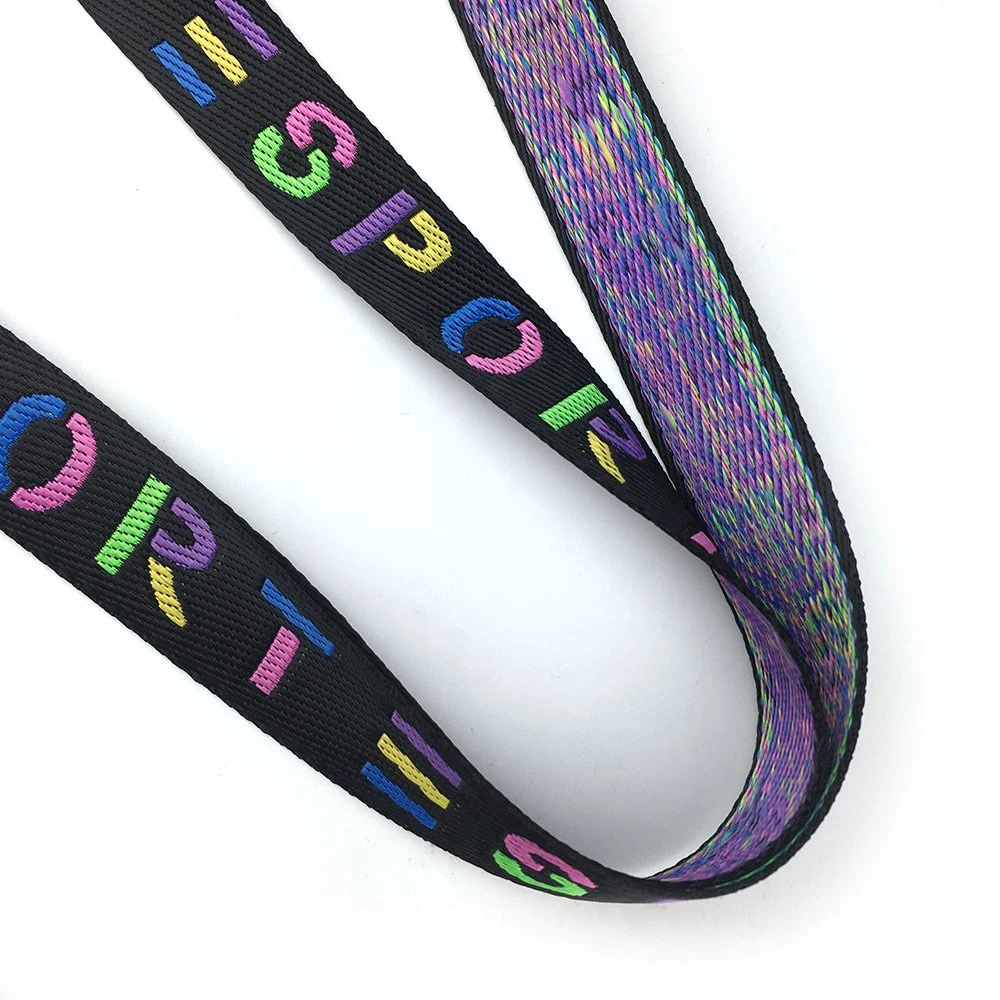 2021 Customized Luxury Woven Embroidered Lanyard Sublimation Lanyard in Mobile Phone Bags &amp; Cases