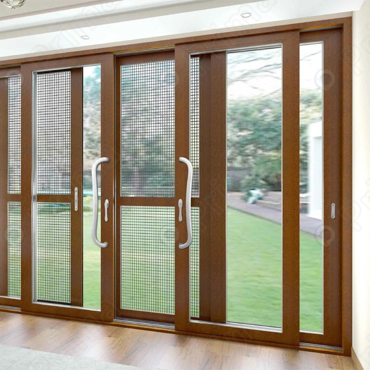 Residential Exterior Insulated High quality/High cost performance  Aluminum Glass Sliding Door for Villa