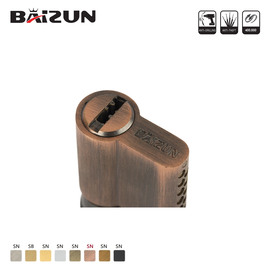 Original Factory Manufactured Brass Euro Door Cylinder Lock with Optional Color