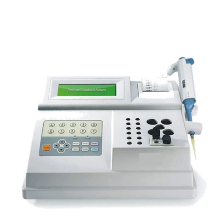 Medical Veterinary Equipment Two Channels Lab Equipment Blood Coagulation Analyzer