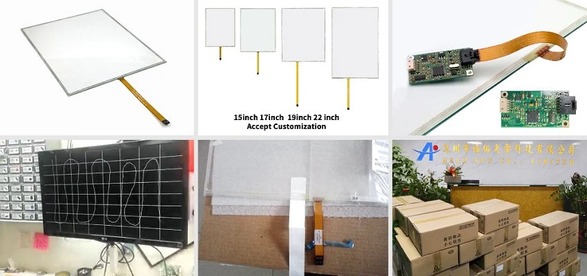 3m Surface Screen 98-0003-2654-0 15 Inch 5 Wire 17-8771-223 Capacitive Touch Screen Glass Panel