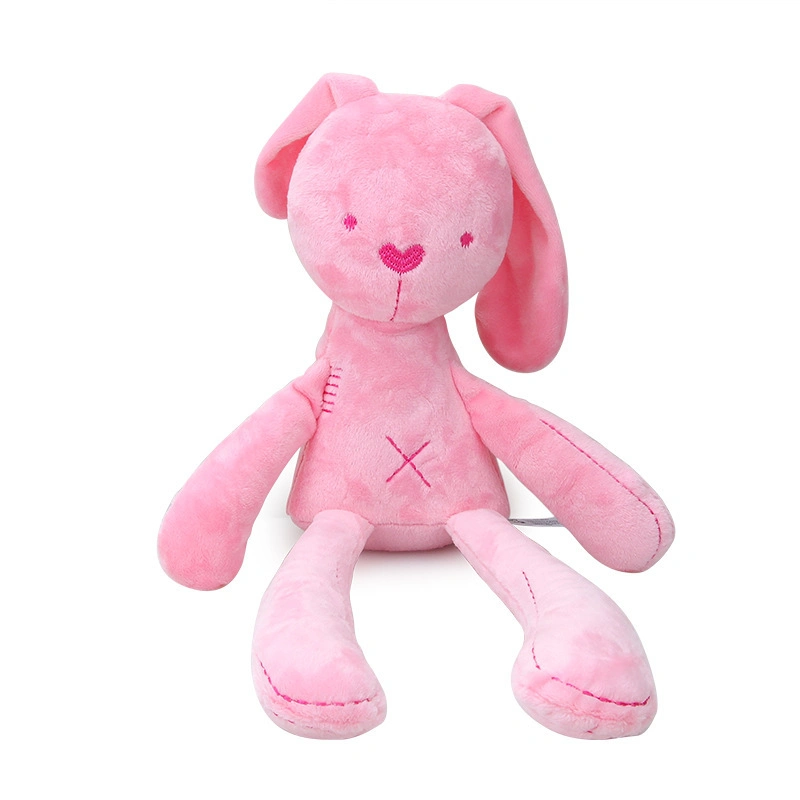 Vente en gros confortable coton éléphant lapin forme animale peluche bébé jouets