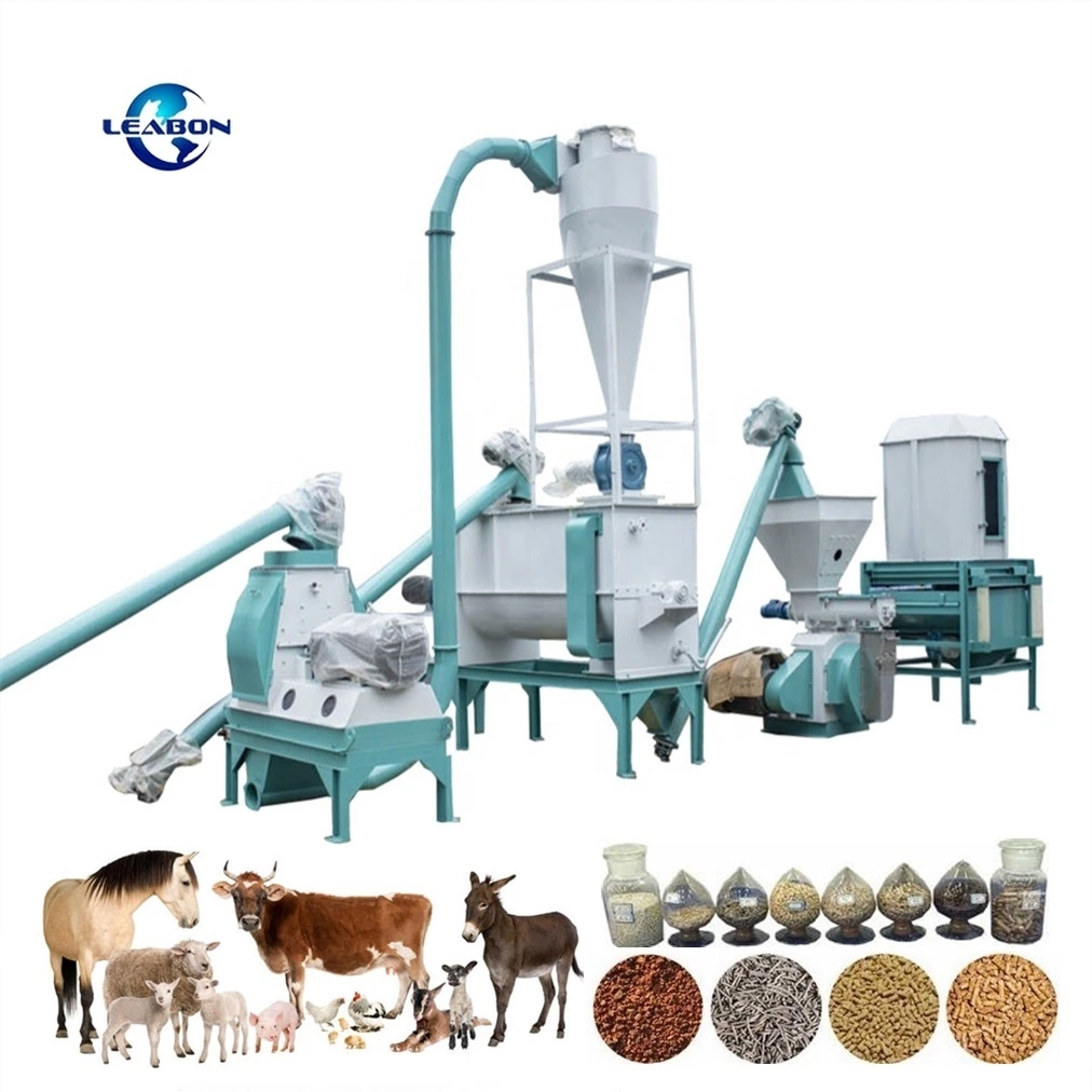 Futterverarbeitungsmaschine Tier Geflügel Vieh Futterverarbeitungsmaschine Huhn Zuführpellet Maschine