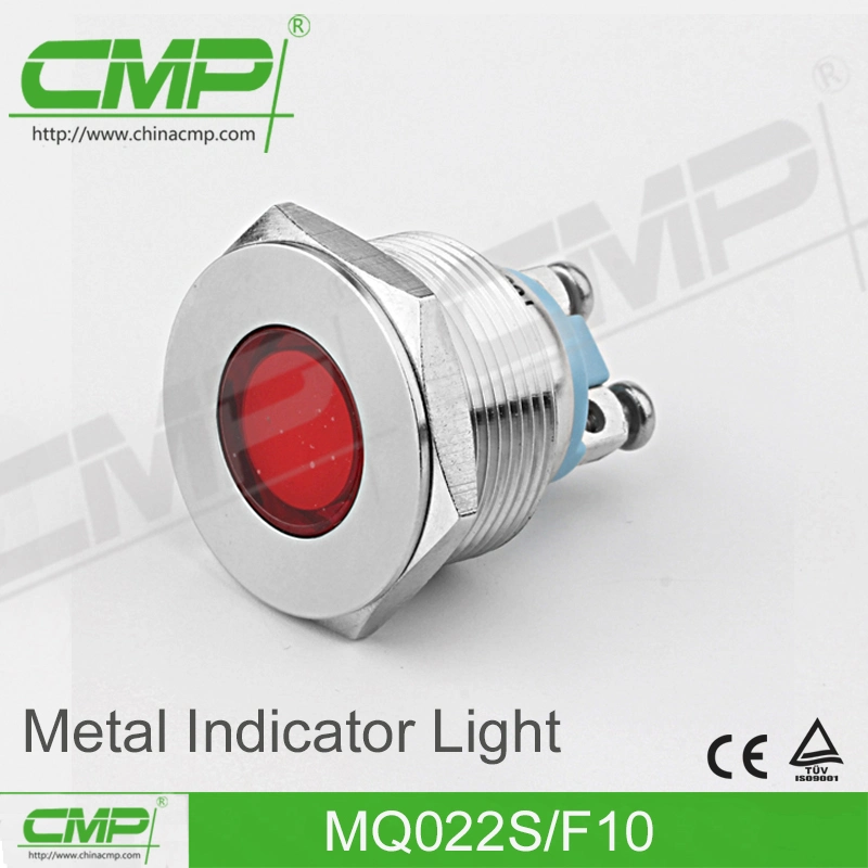 CMP 22mm Stainless Steel Pilot Lamp (RGB RGY Tri-color)