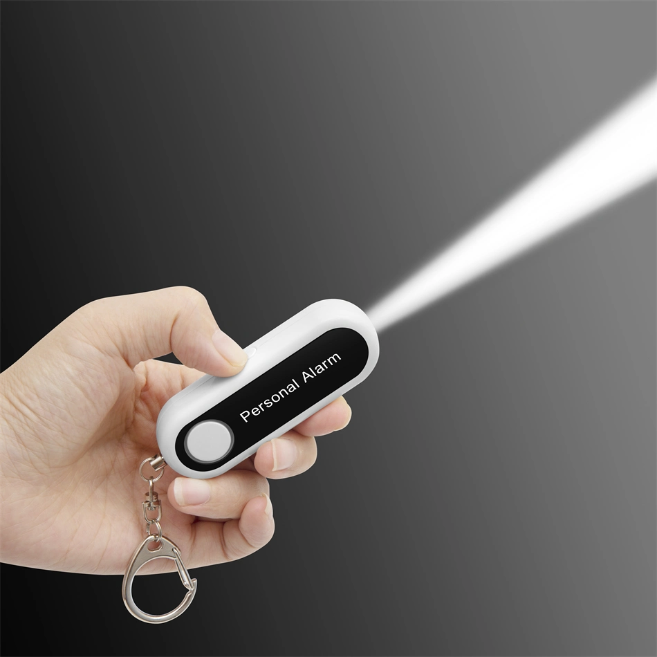 Back Clip Personal Protection Emergency Alarm with Strobe Light