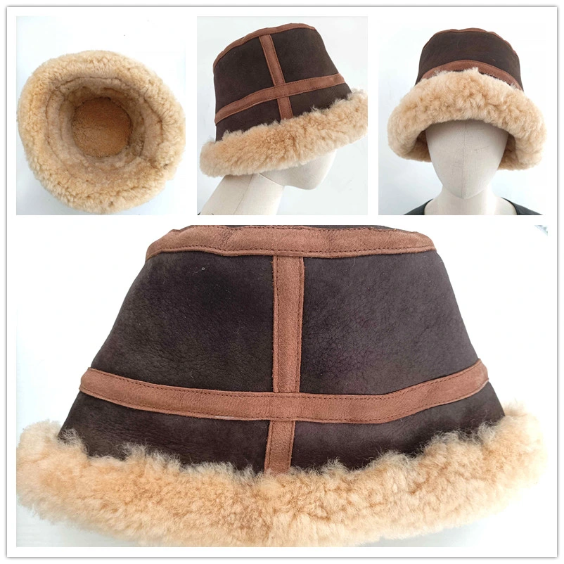 Mayorista de chaquetas de cuero de PU Hat Cuchara Cuchara Beret gorras de béisbol