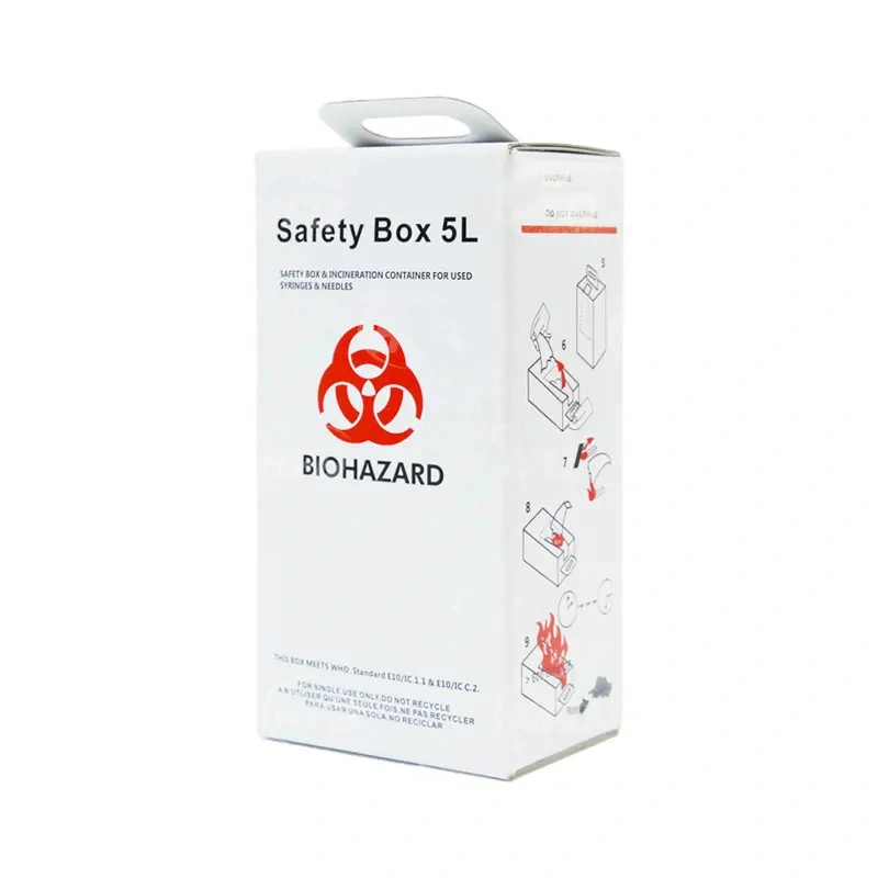 Hospital Disposable Safety Sharp Box Paper Sharp Container for Medical Waste Collection