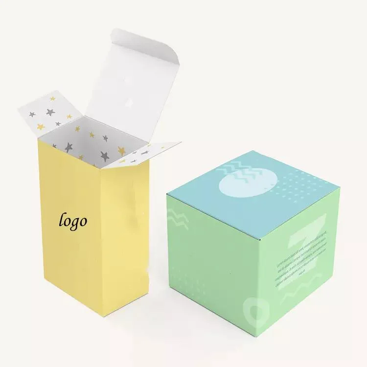 Custom Retail Skin Care Box Packaging Printed Folding Cosmetic Paper Card Box Packaging for Cosmetic