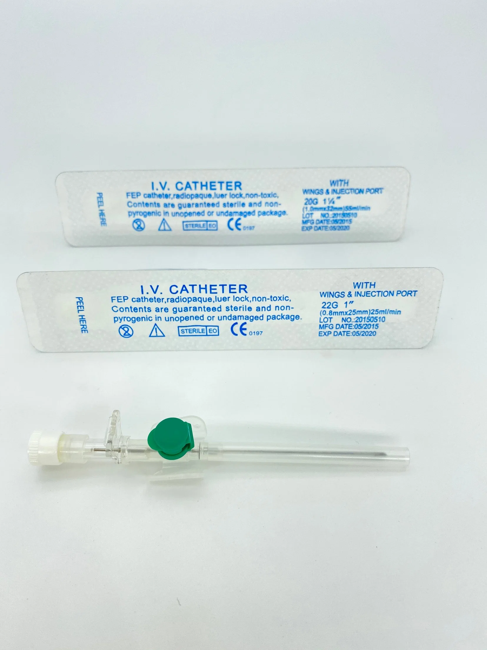 IV Cannula /I. V. Catheter/Intravenous Catheter with Injection Port 18g/20g/22g/24G