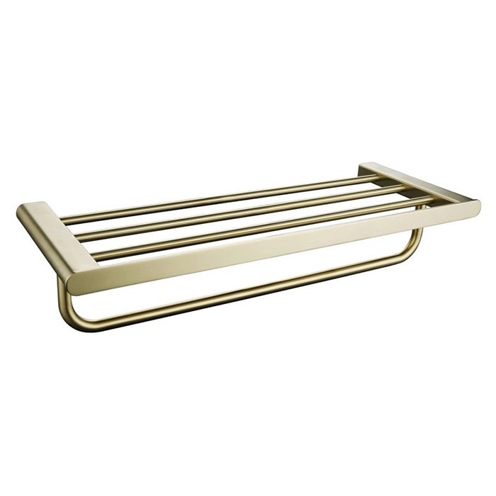 Brushed Gold 304 Stainless Steel Bathroom Accessories Towel Holder Towel Ring
