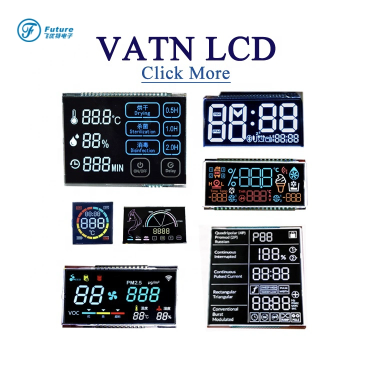 موزع رقمي ODM لمصنّعي المعدات الأصلية VA Htn TN مقطع 7 وحدة LCD الخاصة بمضخة الوقود Tatsuno