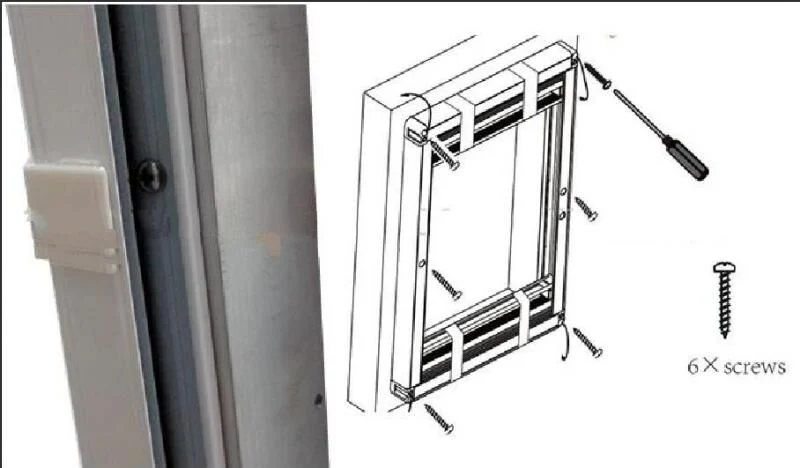 Insect and Sun Screen Retractable Screen /2in1 Fly Screen